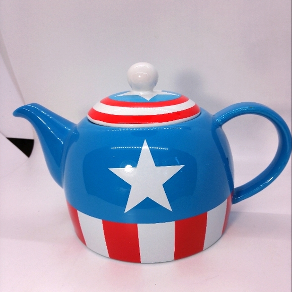 Marvel Captain America Teapot Avengers Hero China - Picture 1 of 4